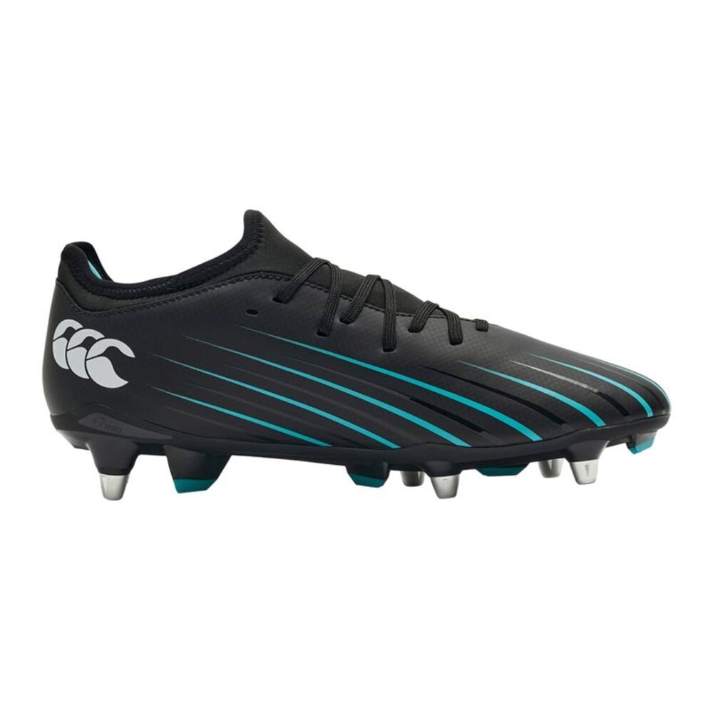 Canterbury Unisex Adult Speed Falcon 2.0 Team Soft Ground Rugby Boots / Black/Gr